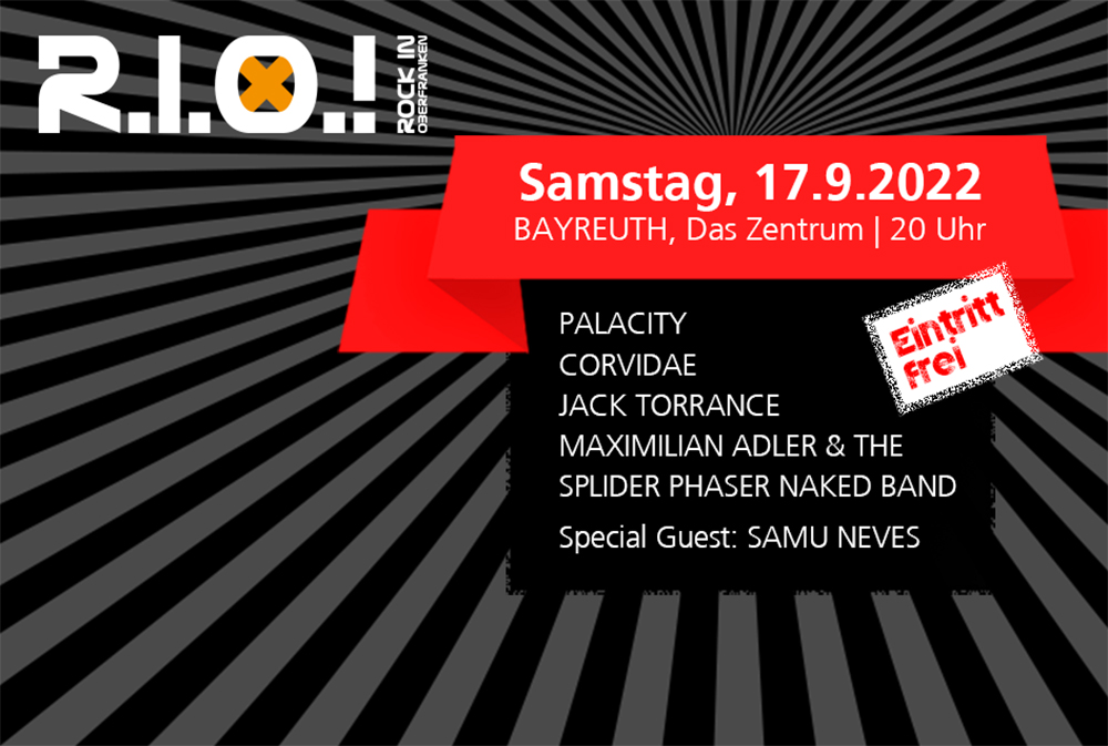R.I.O.! Clubtour 2022 (Samstag, 2022-09-17, 20:00–10:13)