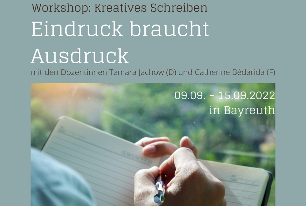 Kreatives Schreiben (Freitag, 2022-09-09)